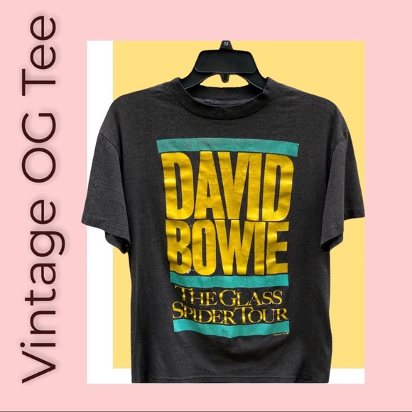 Spring Ford Tops - Vintage David Bowie Tee | 1987 Tour | SingleStitch